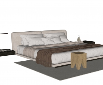 Modern Double Bed-ID:484035027