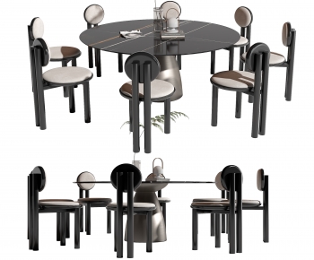 Modern Dining Table And Chairs-ID:730864057