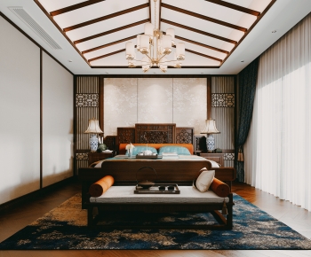 Chinese Style Bedroom-ID:158823977