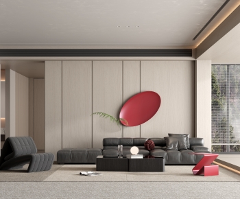 Modern A Living Room-ID:386233096