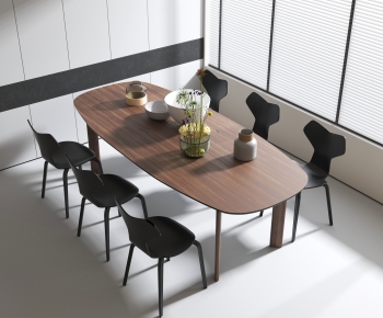 Modern Dining Table And Chairs-ID:747211085