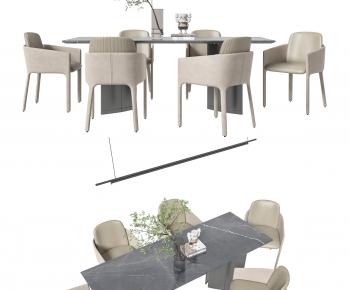 Modern Dining Table And Chairs-ID:440332898