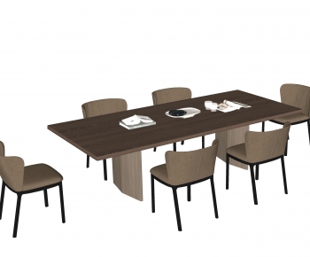 Modern Dining Table And Chairs-ID:937653061