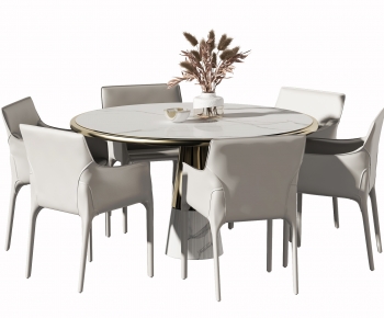 Modern Dining Table And Chairs-ID:384870053