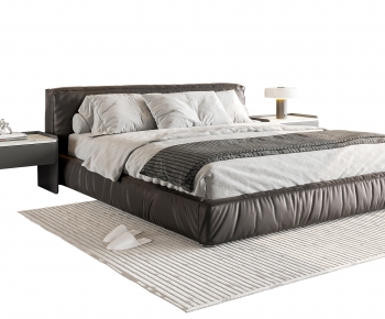 Modern Double Bed-ID:769398938