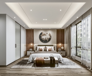 New Chinese Style Bedroom-ID:716622116