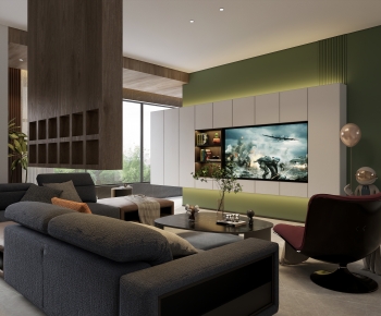 Modern A Living Room-ID:857831008