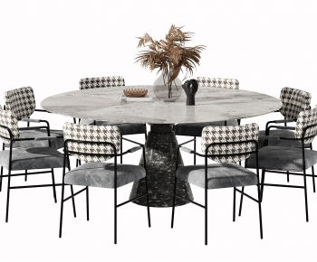 Modern Dining Table And Chairs-ID:339355951