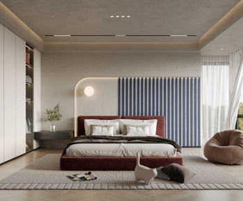 Modern Wabi-sabi Style Bedroom-ID:315829998
