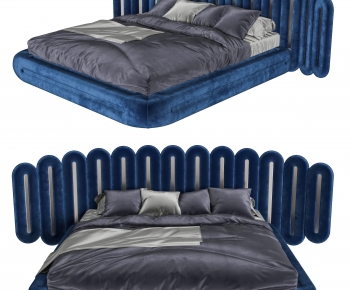Modern Double Bed-ID:216557034