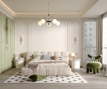 French Style Bedroom-ID:704369071