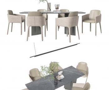 Modern Dining Table And Chairs-ID:703732973