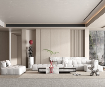 Modern A Living Room-ID:671174058
