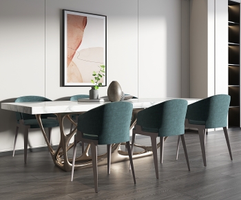 Modern Dining Table And Chairs-ID:130150083