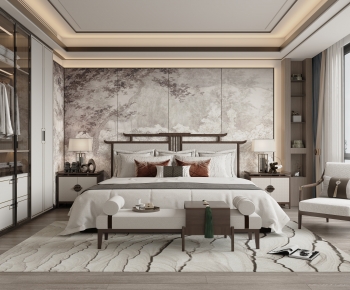 New Chinese Style Bedroom-ID:153539909