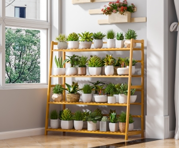 Nordic Style Potted Green Plant-ID:687400105