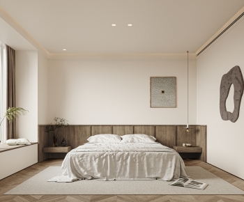 Wabi-sabi Style Bedroom-ID:537233113