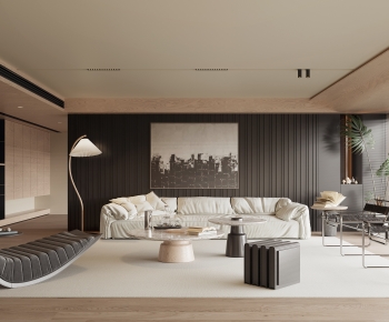 Wabi-sabi Style A Living Room-ID:384504088