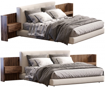Modern Double Bed-ID:838512908