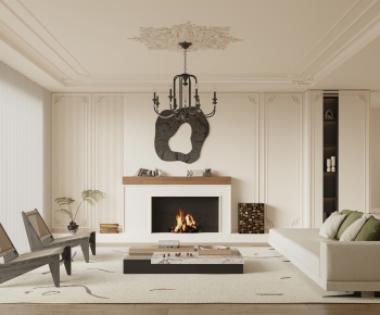 French Style A Living Room-ID:136653905