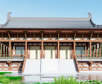 Chinese Style Ancient Architectural Buildings-ID:469876058