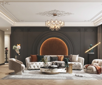 French Style A Living Room-ID:405188085