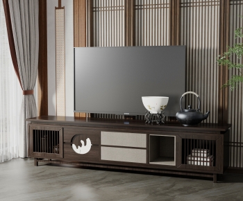 New Chinese Style TV Cabinet-ID:567081087