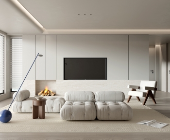 Wabi-sabi Style A Living Room-ID:974354987