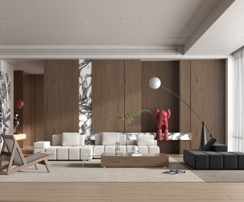 Wabi-sabi Style A Living Room-ID:169315102