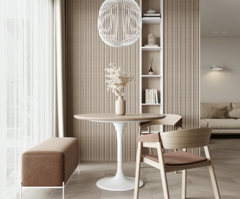 Nordic Style Dining Table And Chairs-ID:339649924