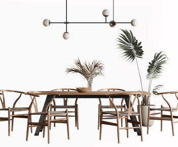 Nordic Style Dining Table And Chairs-ID:743959012