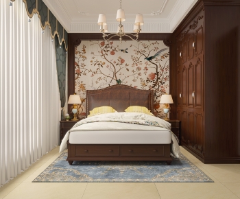 American Style Bedroom-ID:923594951