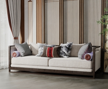 New Chinese Style A Sofa For Two-ID:278412109