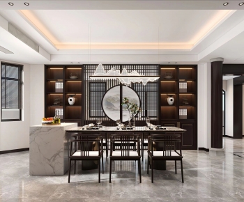 New Chinese Style Dining Room-ID:123509889