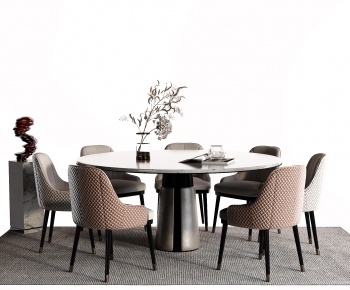 Modern Dining Table And Chairs-ID:587620976