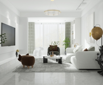 Modern A Living Room-ID:729239949