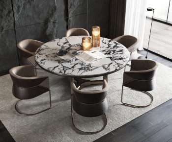 Modern Dining Table And Chairs-ID:775046115