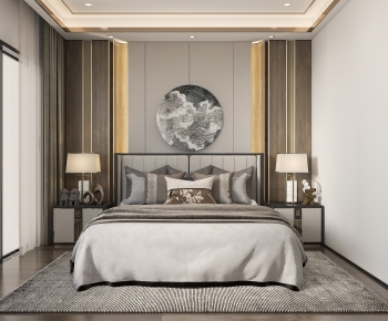 New Chinese Style Bedroom-ID:958466052