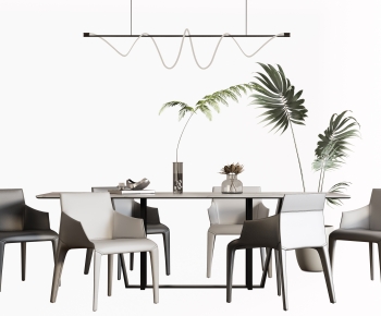 Modern Dining Table And Chairs-ID:989099986