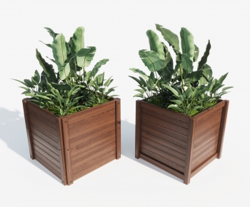 Modern Potted Green Plant-ID:160329377