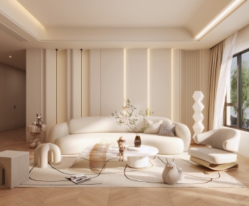 Wabi-sabi Style A Living Room-ID:188160906