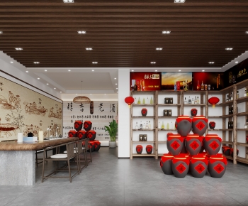 New Chinese Style Retail Stores-ID:878034114