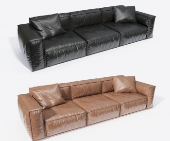 Modern Three-seat Sofa-ID:401691918