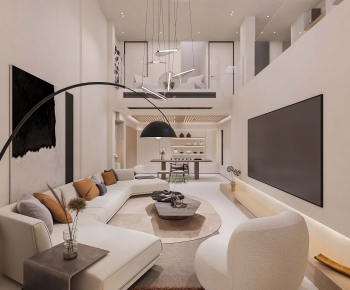 Wabi-sabi Style A Living Room-ID:456355098