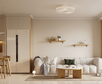 Wabi-sabi Style A Living Room-ID:895005944