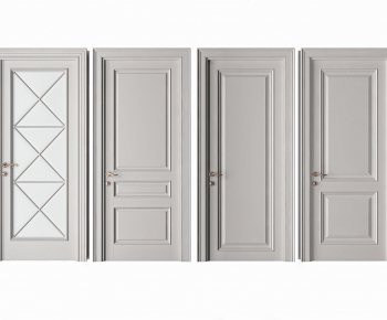Simple European Style Solid Wood Door-ID:285676008