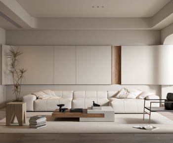 Modern Wabi-sabi Style A Living Room-ID:420273071
