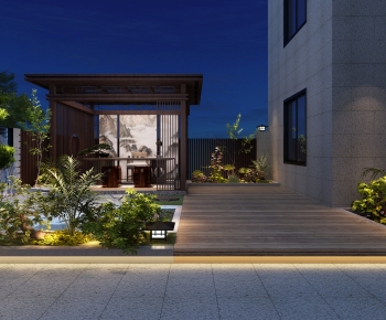 New Chinese Style Courtyard/landscape-ID:137938024