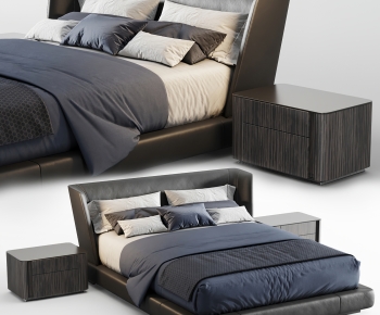 Modern Double Bed-ID:530057919