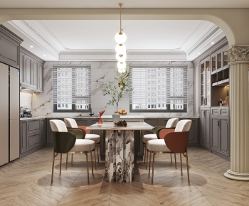 French Style Dining Room-ID:605989934